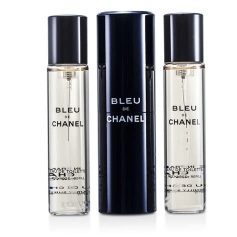 chanel bleu de chanel edt 3x20ml|chanel bleu 100ml duty free.